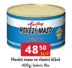 Qanto Hovězí maso ve vlastní šťávě nabídka