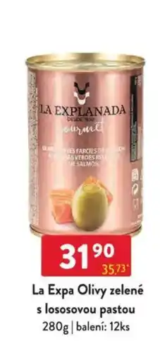 Qanto La Expa Olivy zelené s lososovou pastou nabídka