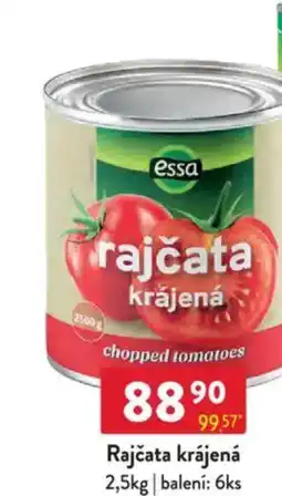 Qanto ESSA Rajčata krájená nabídka