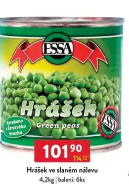 Qanto ESSA Hrášek ve slaném nálevu nabídka