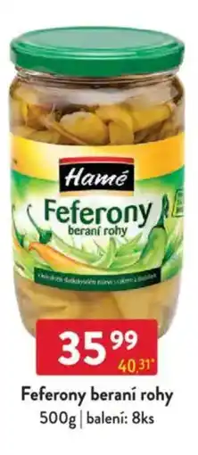 Qanto Hamé Feferony beraní rohy nabídka