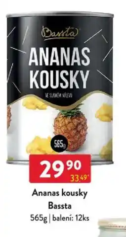 Qanto Ananas kousky Bassta nabídka