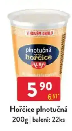 Qanto ALBA Hořčice plnotučná nabídka