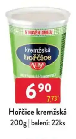 Qanto ALBA Hořčice kremžská nabídka