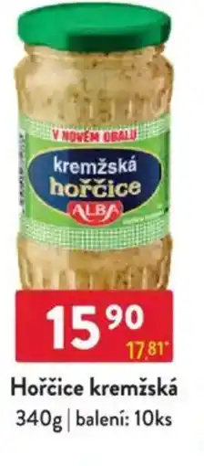Qanto ALBA Hořčice kremžská nabídka