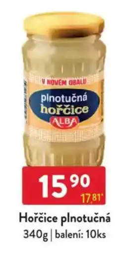 Qanto ALBA Hořčice plnotučná nabídka