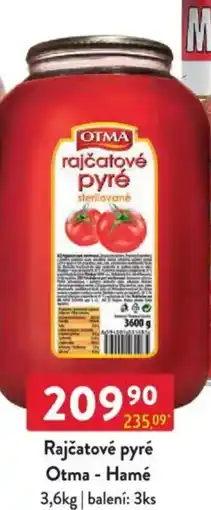 Qanto Rajčatové pyré Otma - Hamé nabídka