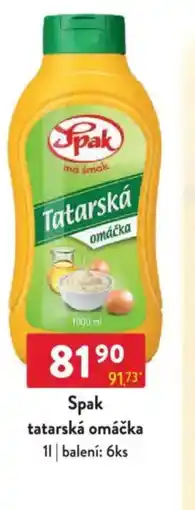 Qanto Spak tatarská omáčka nabídka