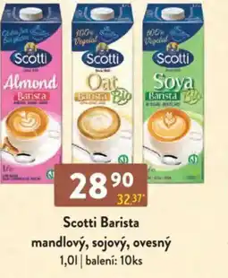 Qanto Scotti Barista mandlový, sojový, ovesný nabídka