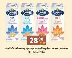 Qanto Scotti Soul sojový rýžový, mandlový bez cukru, ovesný nabídka
