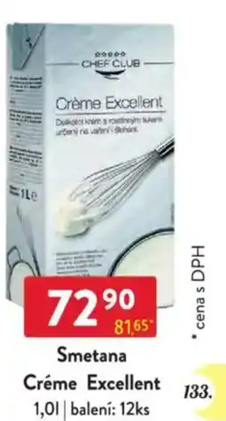 Qanto Smetana Créme Excellent nabídka