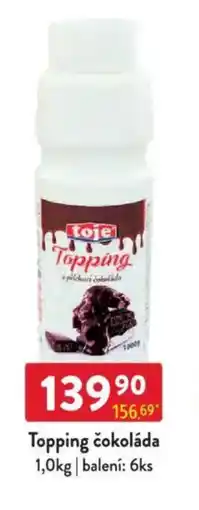Qanto TOJE Topping čokoláda nabídka