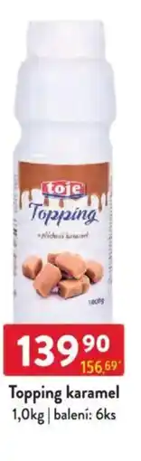 Qanto TOJE Topping karamel nabídka