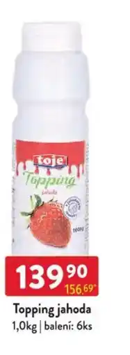 Qanto TOJE Topping jahoda nabídka