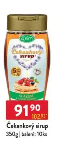 Qanto Čekankový sirup nabídka