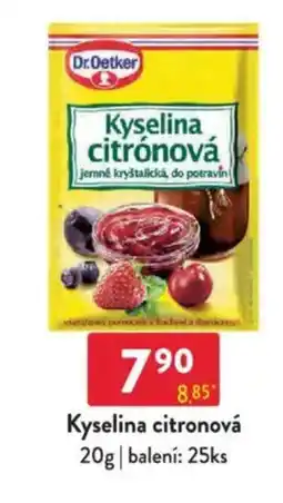 Qanto Dr.Oetker Kyselina citrónová nabídka