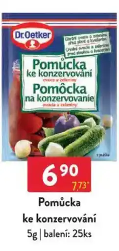 Qanto Dr.Oetker Pomůcka ke konzervování nabídka