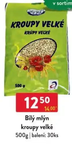 Qanto Bílý mlýn kroupy velké nabídka