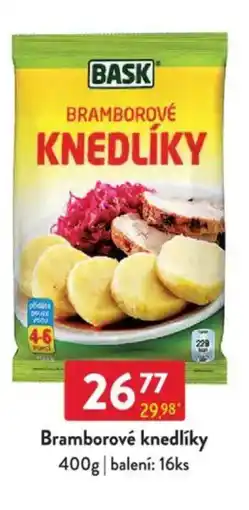 Qanto Bask Bramborové knedlíky nabídka