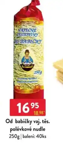 Qanto Od babičky vaj. těs. polévkové nudle nabídka