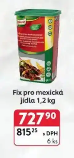 Qanto Knorr Fix pro mexická jídla nabídka