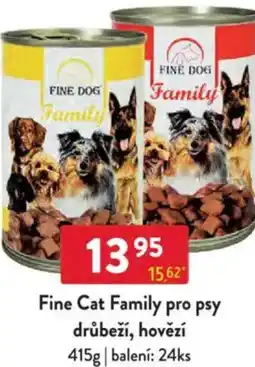 Qanto Fine Cat Family pro psy drůbeží, hovězí nabídka