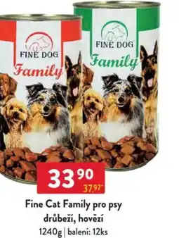 Qanto Fine Cat Family pro psy drůbeží, hovězí nabídka