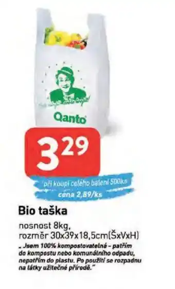 Qanto Bio taška nabídka