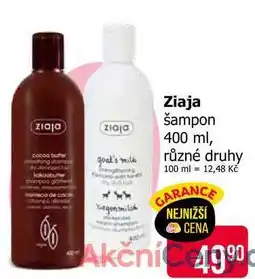 Teta Ziaja šampon 400 ml, různé druhy nabídka