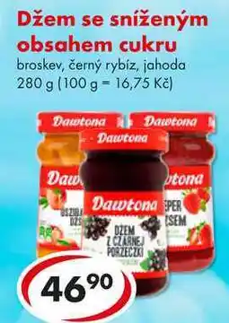 CBA Džem se sníženým obsahem cukru, 280 g nabídka