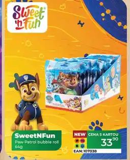 Tamda Foods SweetNFun Paw Patrol bubble roll 64g nabídka