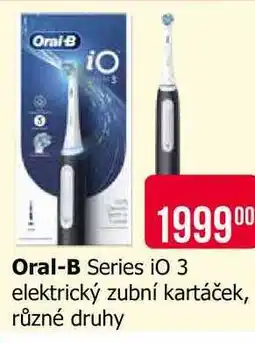 Teta Oral-B Series iO 3 elektrický zubní kartáček, různé druhy nabídka