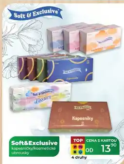 Tamda Foods Soft&Exclusive kapesníčky/kosmetické ubrousky nabídka