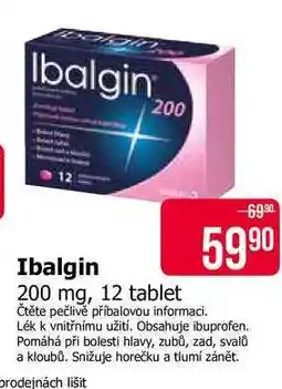 Teta Ibalgin 200 mg, 12 tablet nabídka