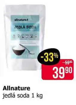 Teta Allnature jedlá soda 1kg nabídka