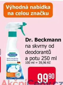 Teta Dr. Beckmann na skvrny od deodorantů a potu 250 ml nabídka