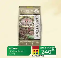 Tamda Foods LOTUS rýže jasmínová 4,54kg nabídka