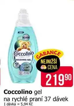 Teta Coccolino gel na rychlé praní 37 dávek nabídka