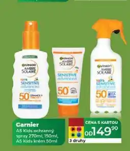 Tamda Foods Garnier AS Kids ochranný spray 270ml, 150ml, A5 Kids krém 50ml nabídka