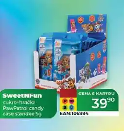 Tamda Foods SweetNFun cukro+hračka PawPatrol candy case standee 5g nabídka