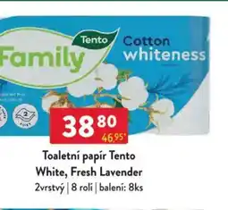 Qanto Toaletní papír Tento White, Fresh Lavender nabídka