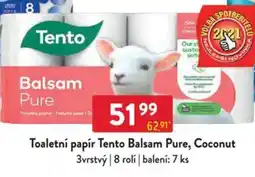 Qanto Toaletní papír Tento Balsam Pure, Coconut nabídka