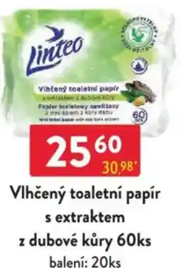 Qanto Vlhčený toaletní papír s extraktem z dubové kůry nabídka
