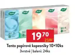 Qanto Tento papírové kapesníky nabídka