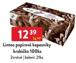 Qanto Linteo papírové kapesníky krabička nabídka
