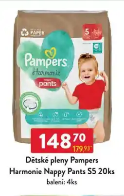 Qanto Dětské pleny Pampers Harmonie Nappy Pants S5 nabídka