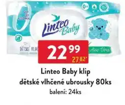 Qanto Linteo Baby klip dětské vlhčené ubrousky nabídka