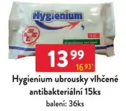 Qanto Hygienium ubrousky vlhčené antibakteriální nabídka