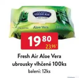 Qanto Fresh Air Aloe Vera ubrousky vlhčené nabídka