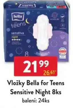 Qanto Vložky Bella for Teens Sensitive Night nabídka